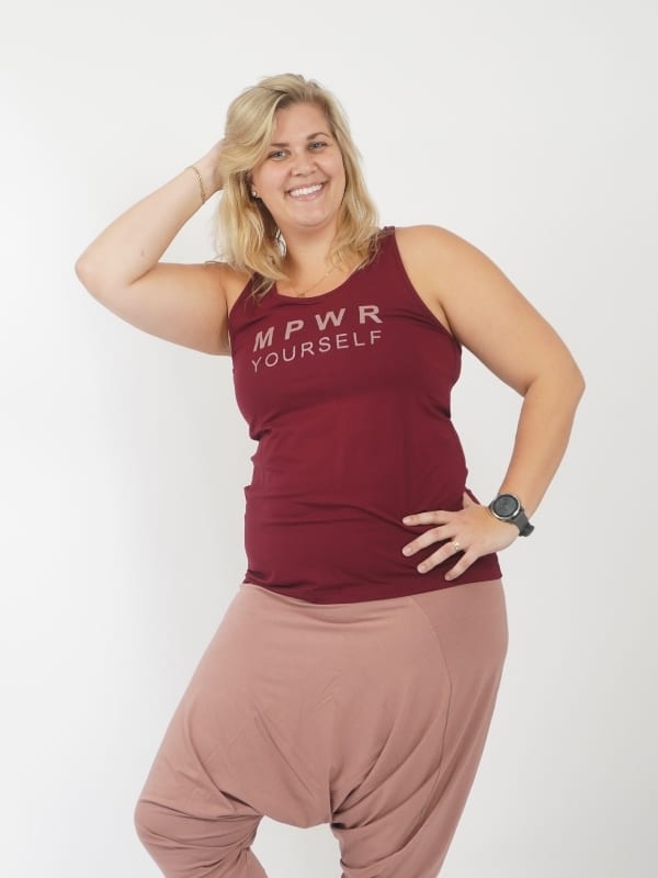 Bamboo Tank Bordeaux MPWR Yourself