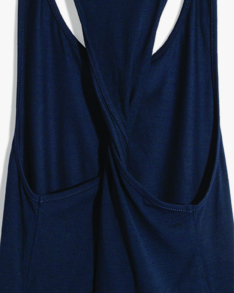 Twisted tank navy 18 d